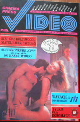 CINEMA PRESS VIDEO magazine cover Issue 29/30 July/August 1992