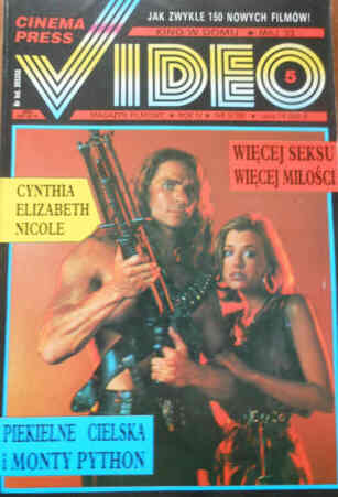 CINEMA PRESS VIDEO magazine side cover Issue 39 May 1993