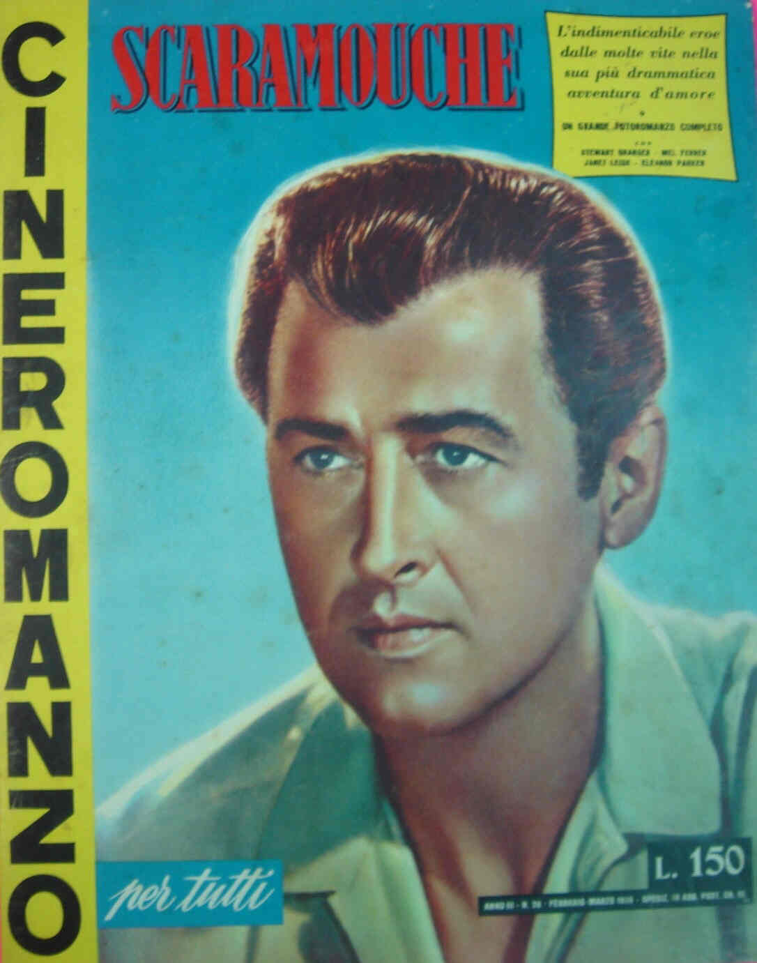 CINEROMANZO PER TUTTI magazine side cover Issue 28  1956
