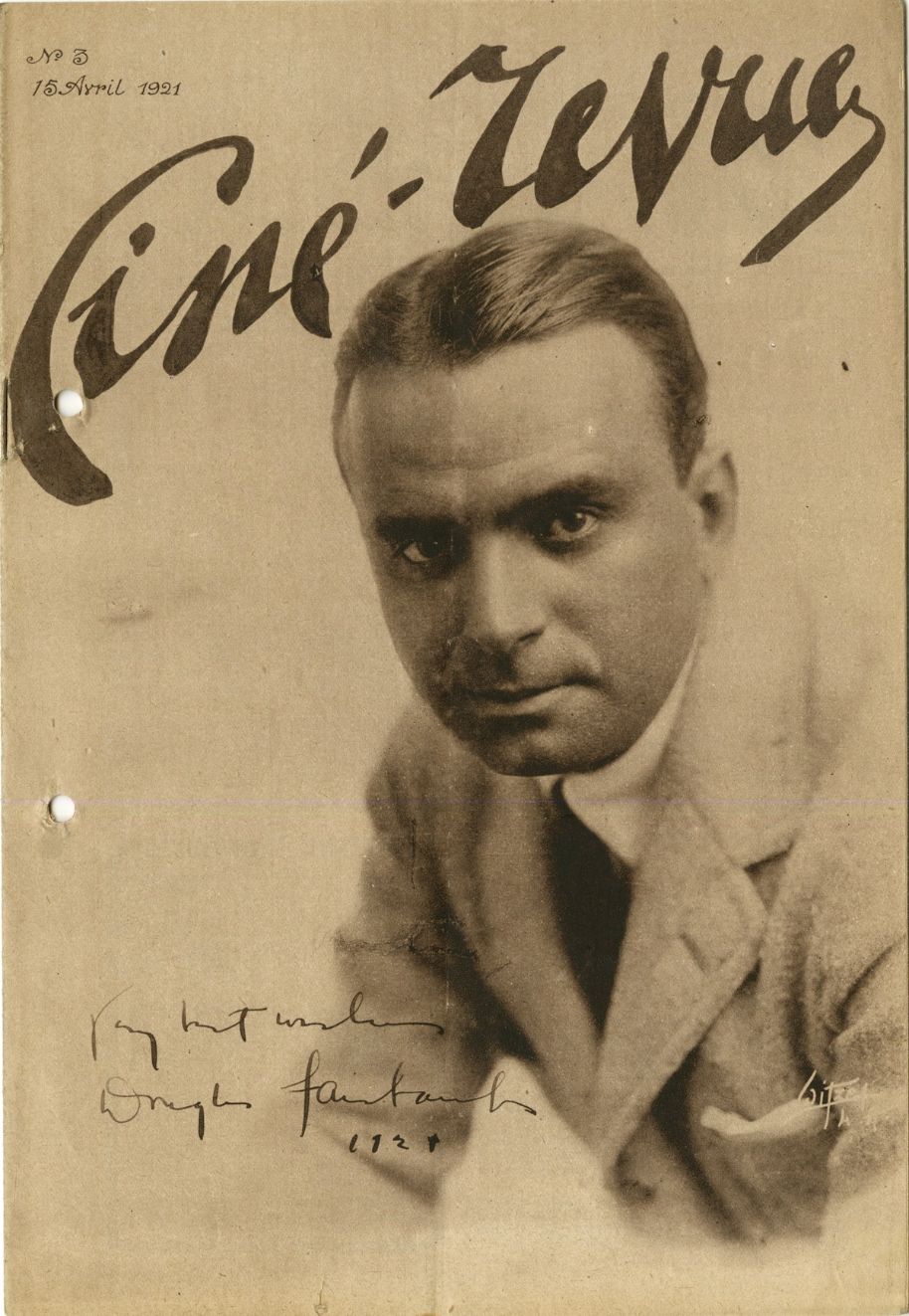 CINE REVUE (20s Be) magazine side cover Issue 3 15 April 1921