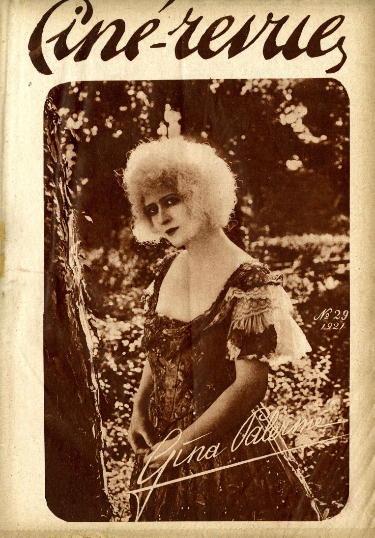 CINE REVUE (20s Be) magazine side cover Issue 29 15 October 1921
