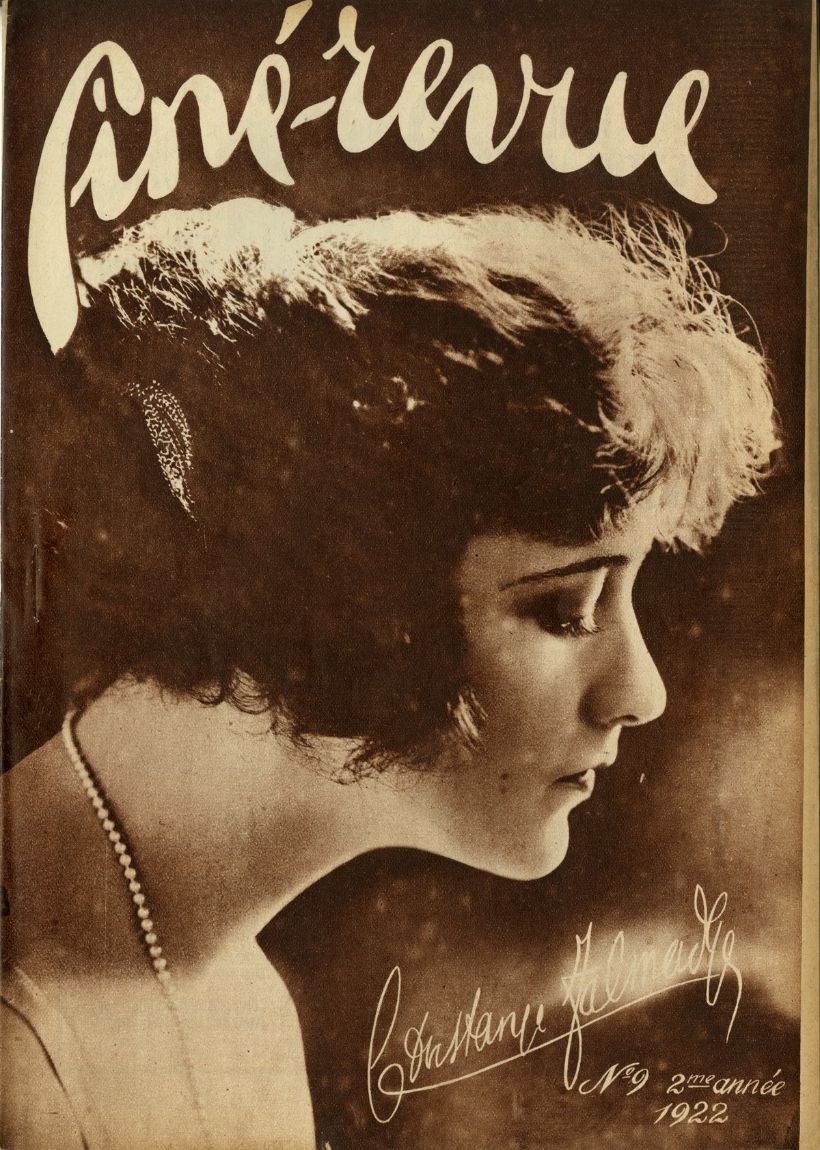 CINE REVUE (20s Be) magazine side cover Issue 9 27 May 1922