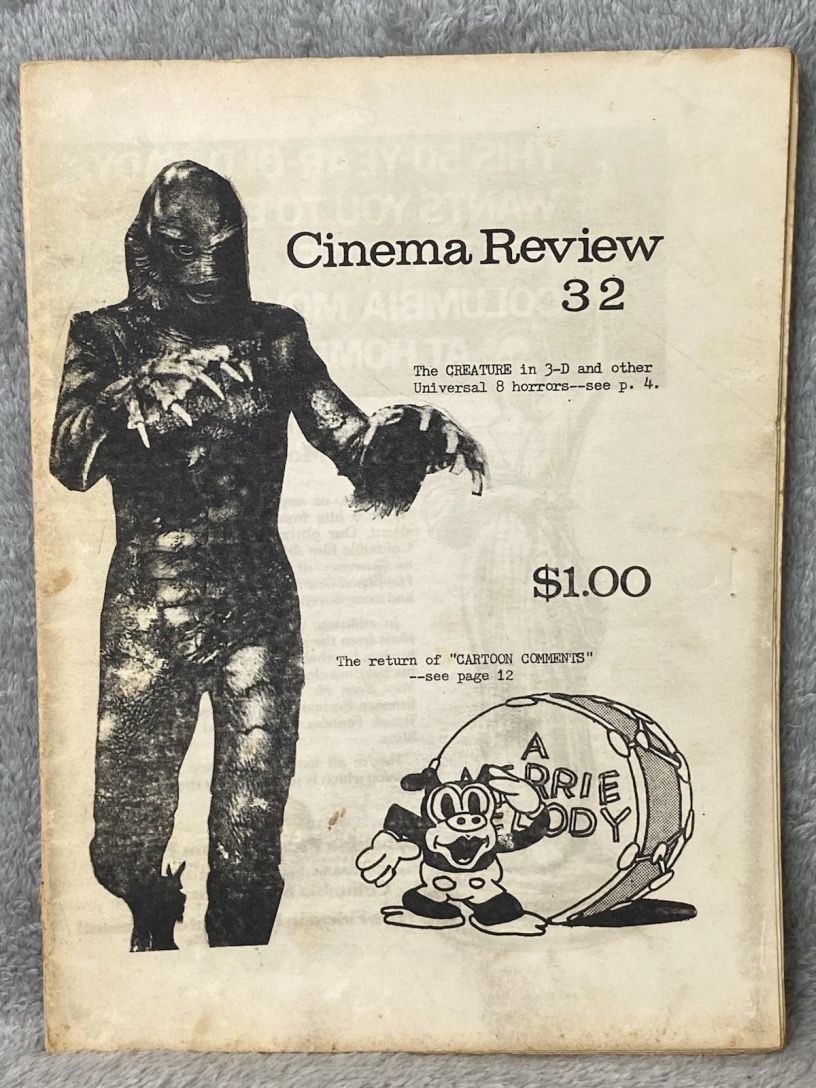 CINEMA REVIEW INDIANAPOLIS magazine side cover Issue 32  October 1977