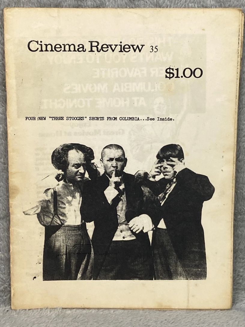CINEMA REVIEW INDIANAPOLIS magazine side cover Issue 35  January 1978