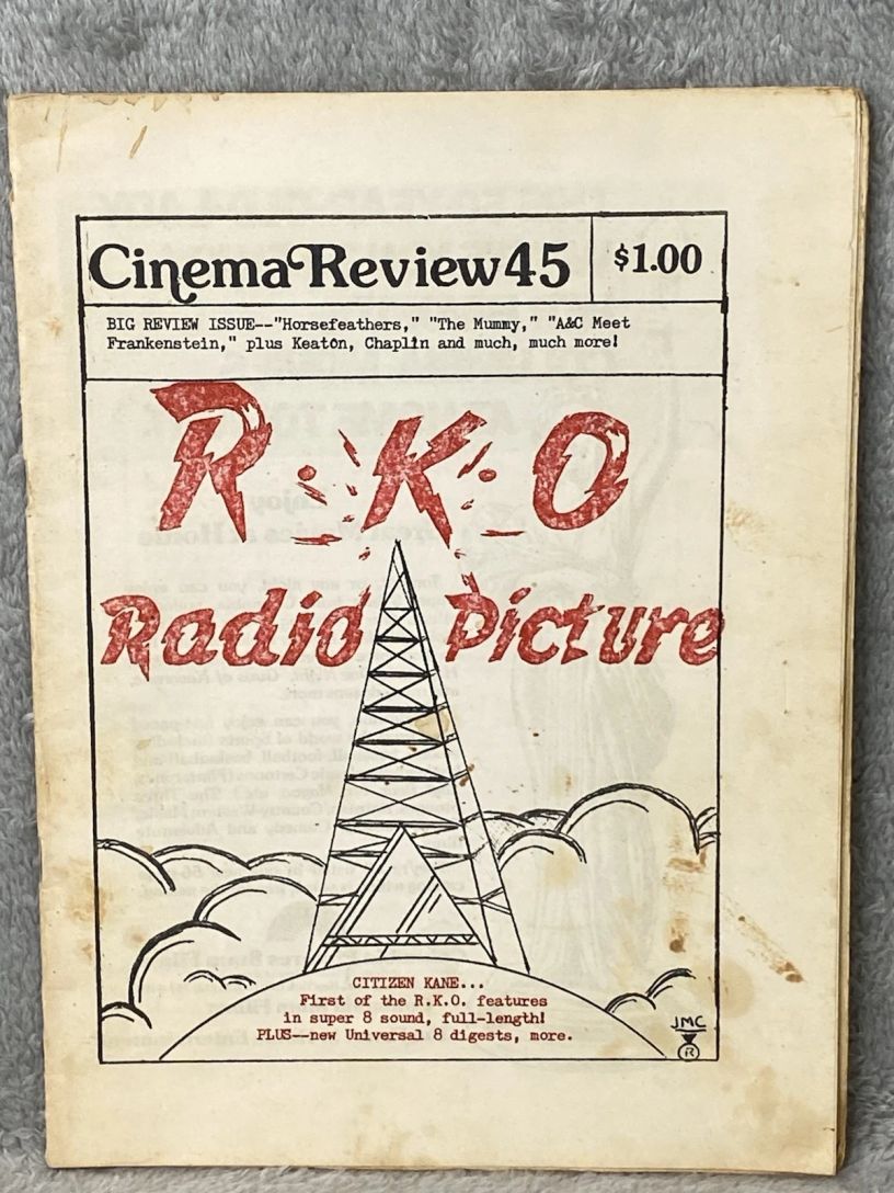 CINEMA REVIEW INDIANAPOLIS magazine side cover Issue 45  November 1978
