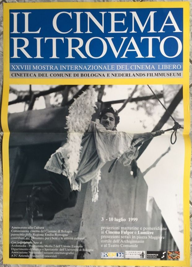 CINEMA RITROVATO magazine side cover Issue 28 3 July 1999