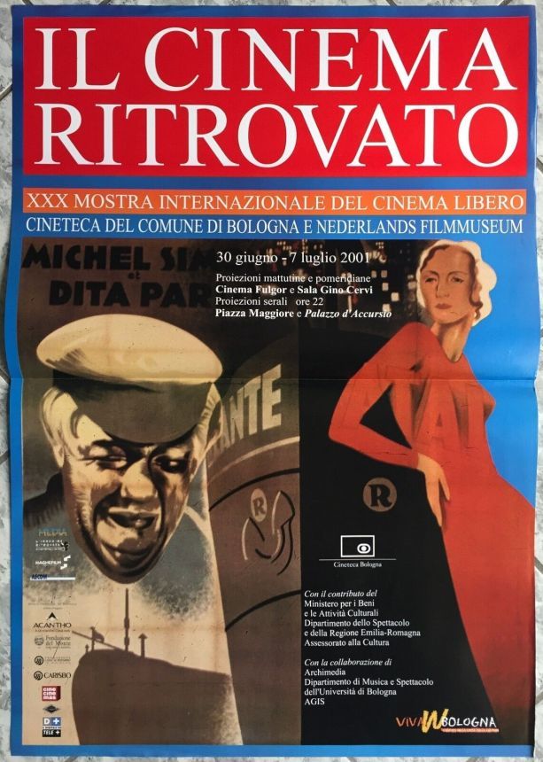CINEMA RITROVATO magazine side cover 30 June 2001