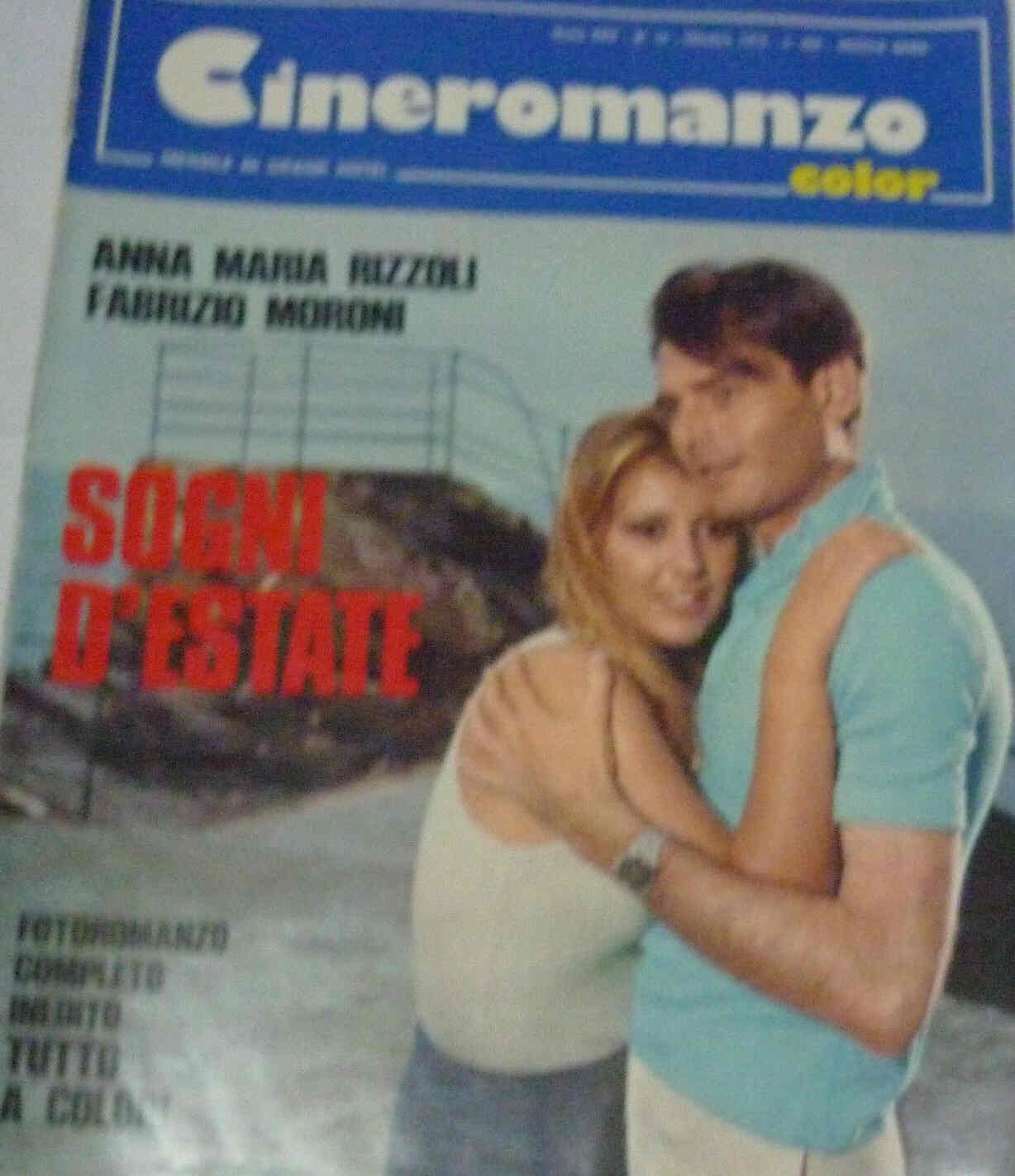 CINEROMANZO magazine side cover October 1975