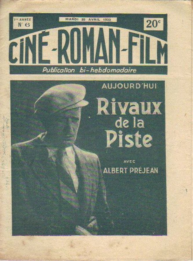 CINE-ROMAN-FILM magazine side cover Issue 6 25 April 1933
