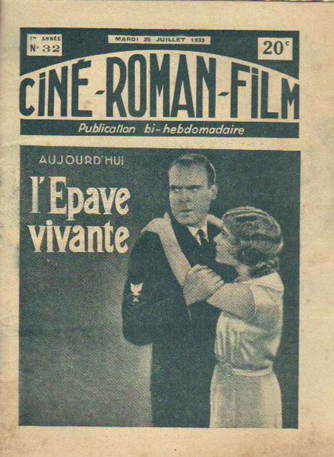 CINE-ROMAN-FILM magazine side cover Issue 32 25 July 1933