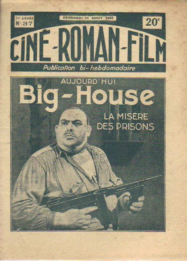 CINE-ROMAN-FILM magazine side cover Issue 37 11 August 1933