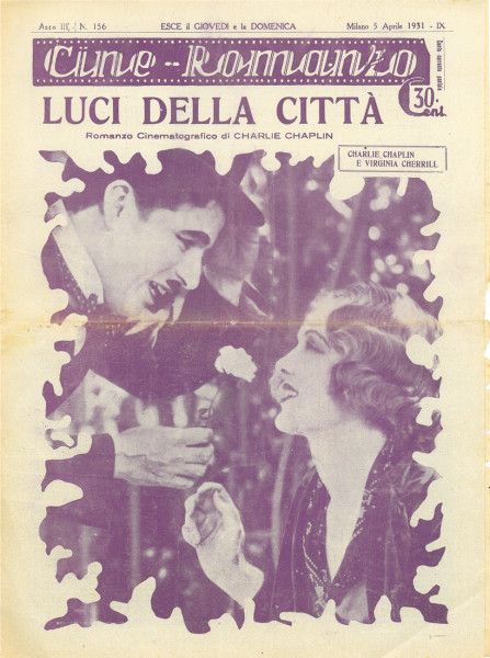 CINE ROMANZO magazine side cover Issue 156 5 April 1931
