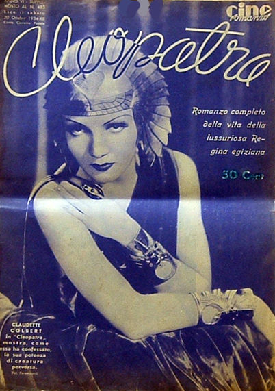 CINE ROMANZO magazine side cover Issue 483 20 October 1934
