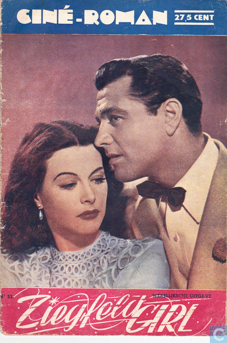 CINE-ROMAN (Nl) magazine side cover Issue 51  1946