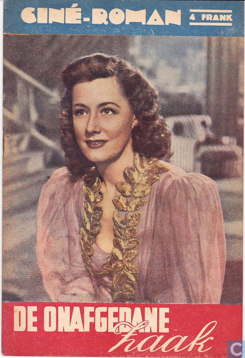 CINE-ROMAN (In Dutch) magazine side cover Issue 55  1947