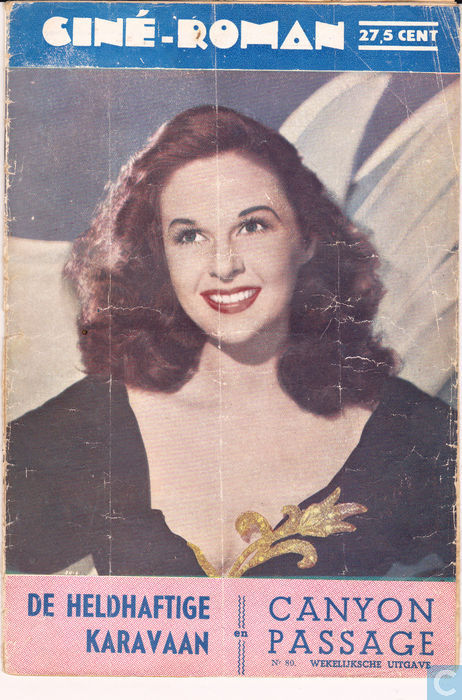 CINE-ROMAN (Nl) magazine side cover Issue 80  1947