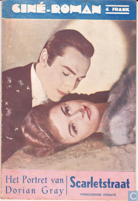 CINE-ROMAN (In Dutch) magazine side cover Issue 89  1947