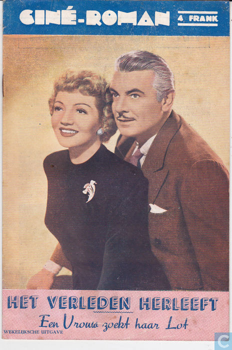 CINE-ROMAN (In Dutch) magazine side cover Issue 94  1947