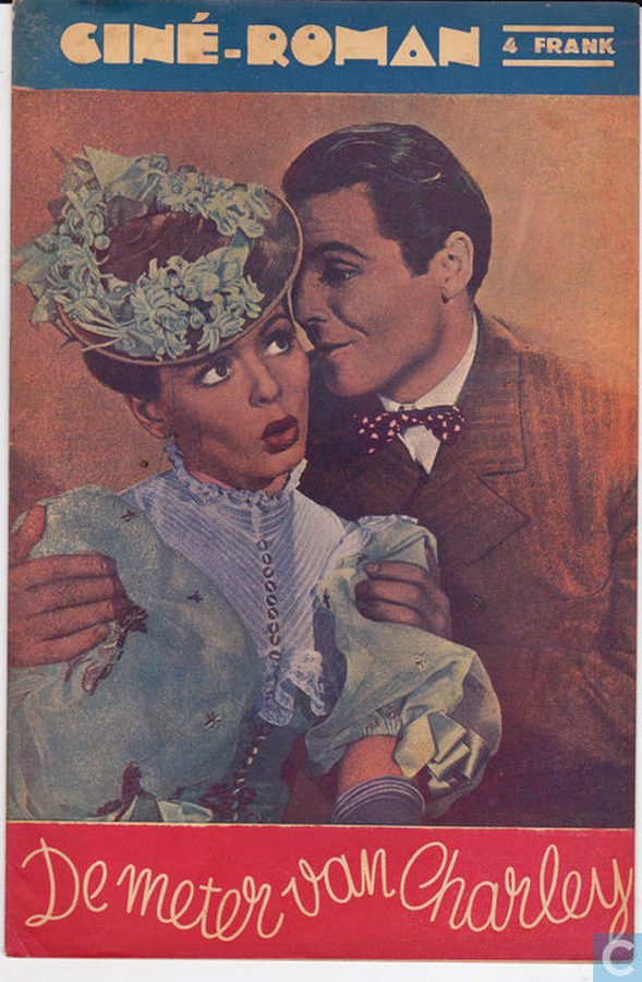 CINE-ROMAN (In Dutch) magazine side cover Issue 49  1947