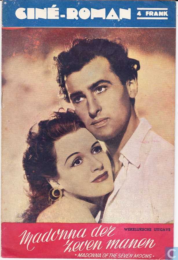 CINE-ROMAN (In Dutch) magazine side cover Issue 57  1947