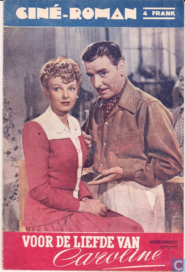 CINE-ROMAN (In Dutch) magazine side cover Issue 59  1947