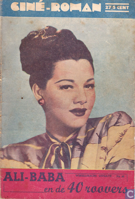 CINE-ROMAN (Nl) magazine side cover Issue 60  1947