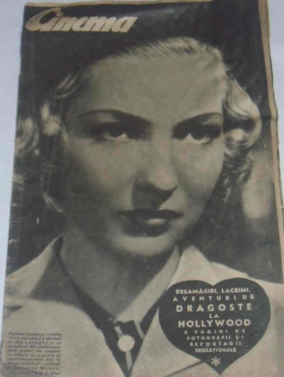 CINEMA (Romania) magazine side cover 25 February 1939
