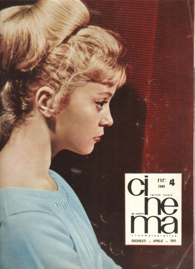 CINEMA (Romania) magazine side cover Issue 4 (28)  April 1965
