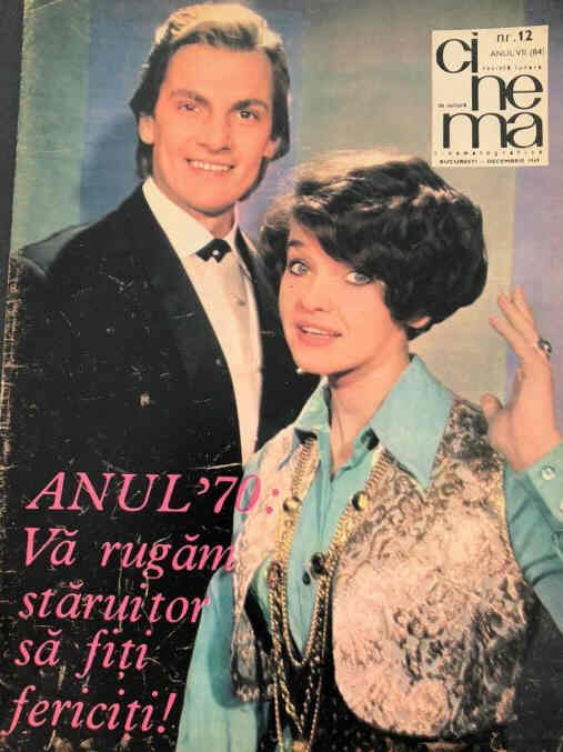 CINEMA (Romania) magazine side cover Issue 84  December 1969