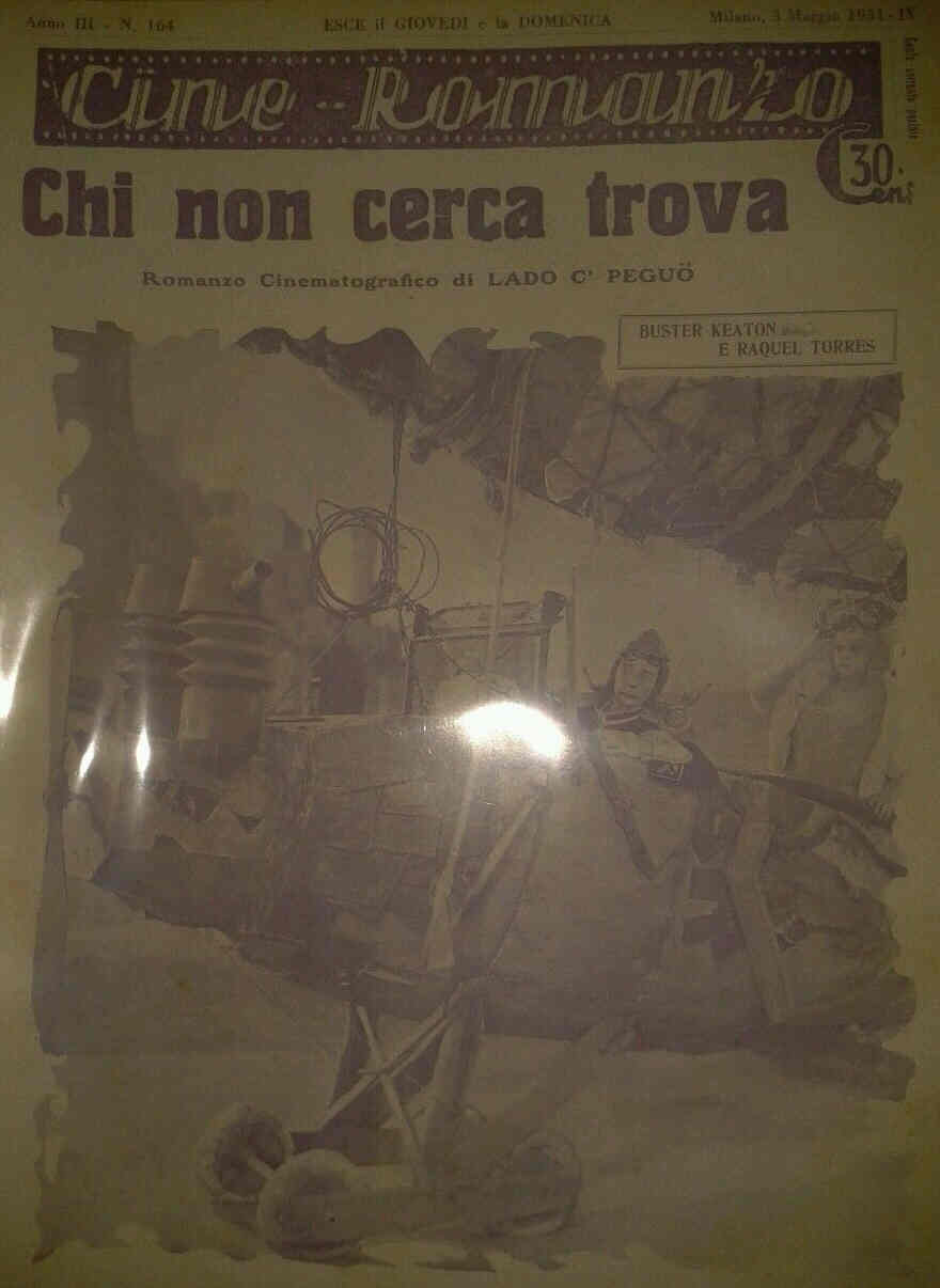CINE ROMANZO magazine side cover Issue 164 3 May 1931