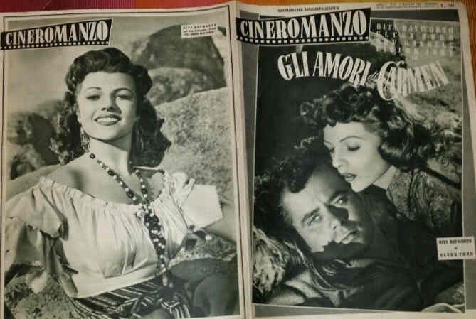 CINEROMANZO: SETTIMANALE CINEMATOGRAFICO magazine side cover Issue 6 6 May 1950
