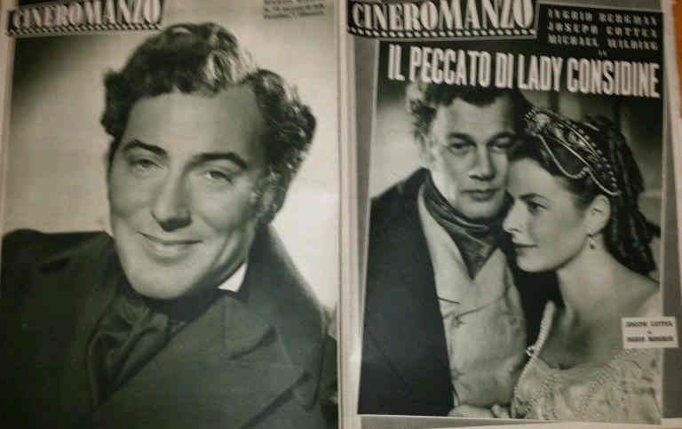 CINEROMANZO: SETTIMANALE CINEMATOGRAFICO magazine side cover Issue 18 29 July 1950
