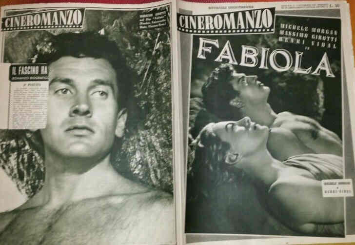 CINEROMANZO: SETTIMANALE CINEMATOGRAFICO magazine side cover Issue 23 2 September 1950