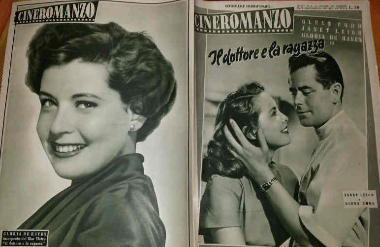 CINEROMANZO: SETTIMANALE CINEMATOGRAFICO magazine side cover Issue 30 21 October 1950