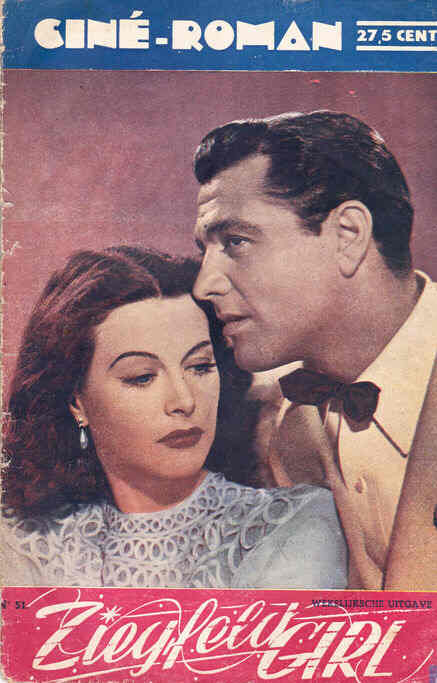 CINE-ROMAN (In Dutch) magazine side cover Issue 51  1947