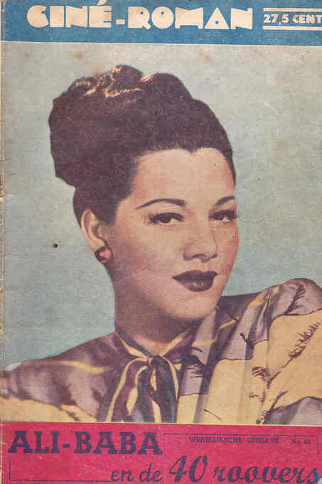 CINE-ROMAN (In Dutch) magazine side cover Issue 60  1947