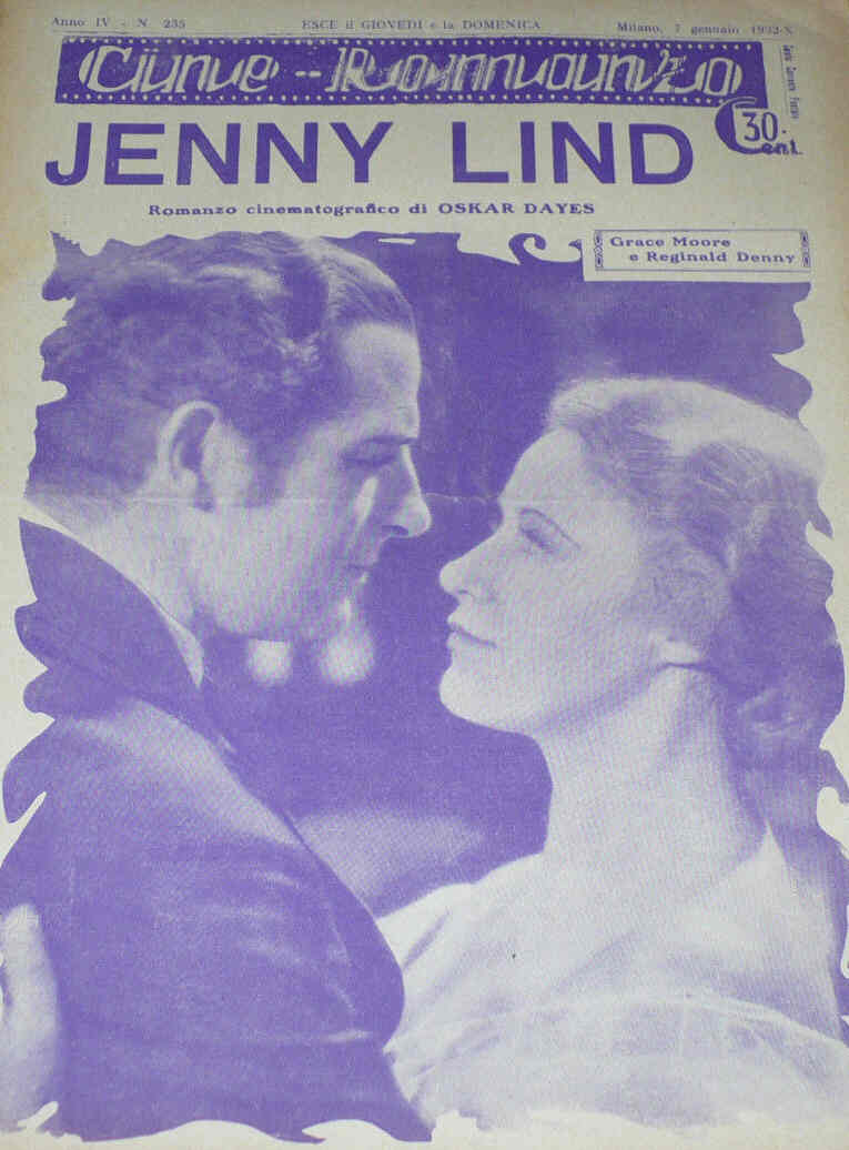 CINE ROMANZO magazine side cover Issue 235 7 January 1932