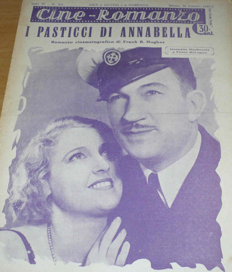 CINE ROMANZO magazine side cover Issue 241 28 January 1932