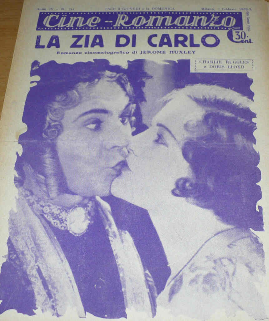 CINE ROMANZO magazine side cover Issue 244 7 February 1932