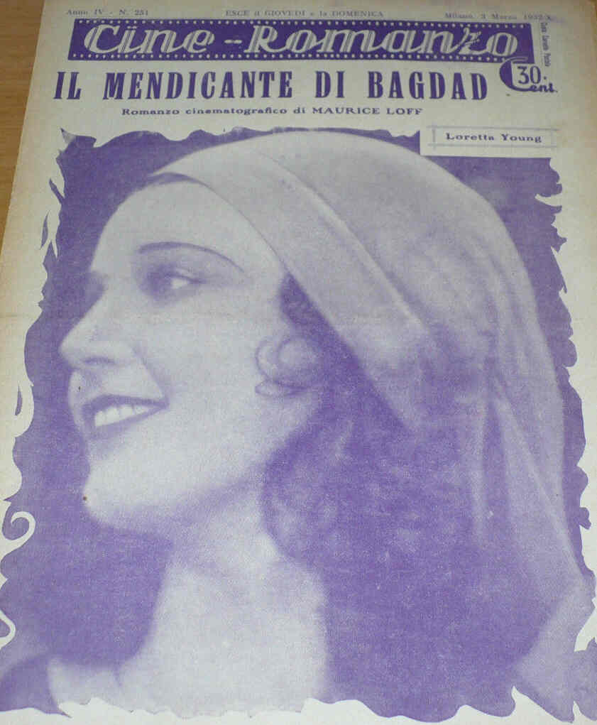 CINE ROMANZO magazine side cover Issue 251 3 March 1932