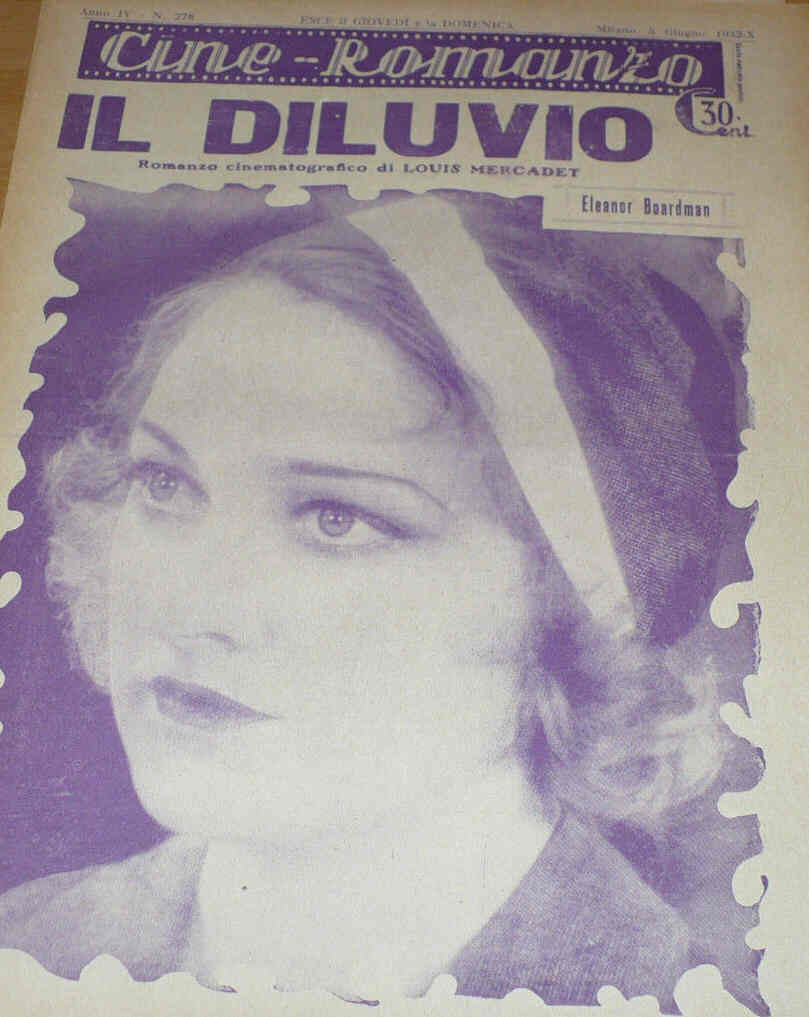 CINE ROMANZO magazine side cover Issue 278 5 June 1932