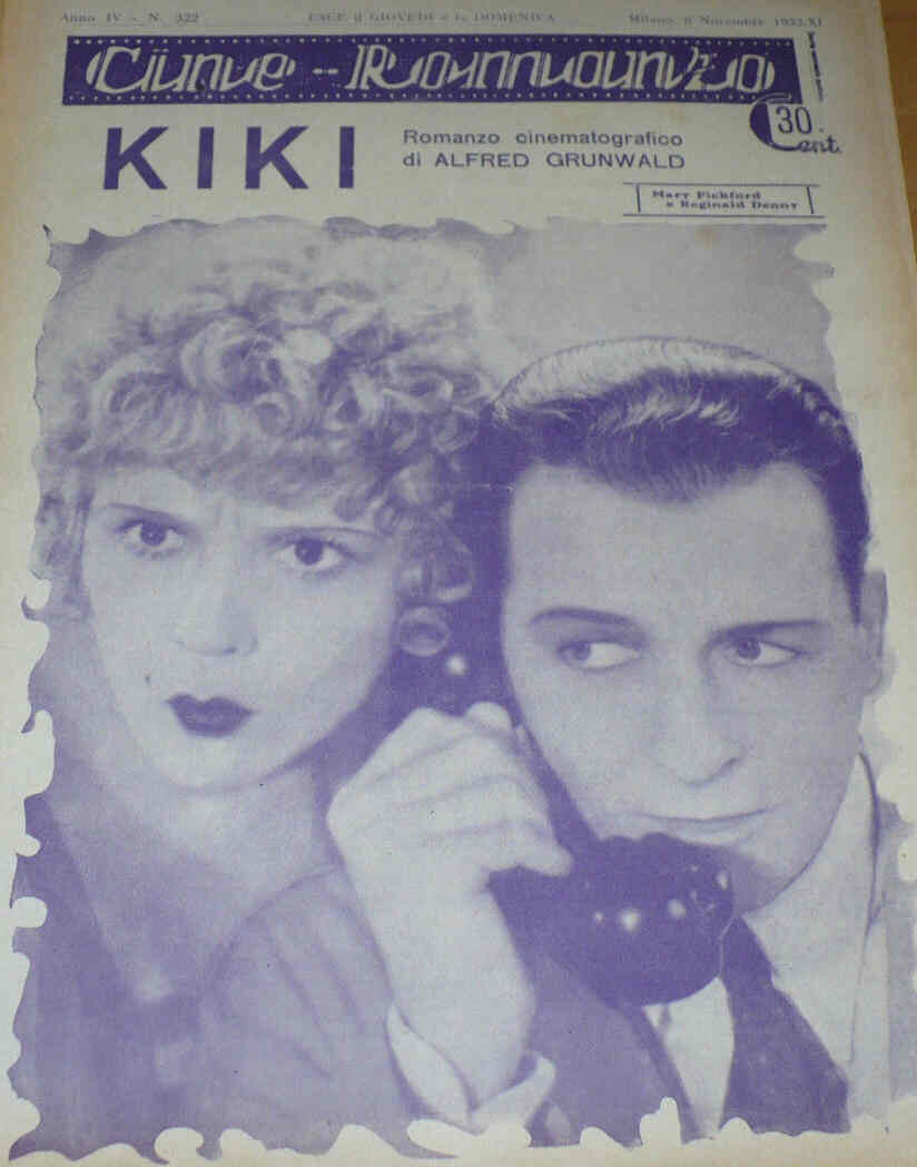 CINE ROMANZO magazine side cover Issue 322 6 November 1932