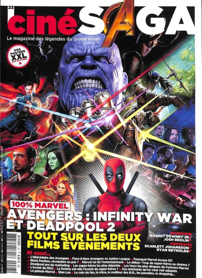 CINE SAGA magazine side cover Issue 23  April 2018