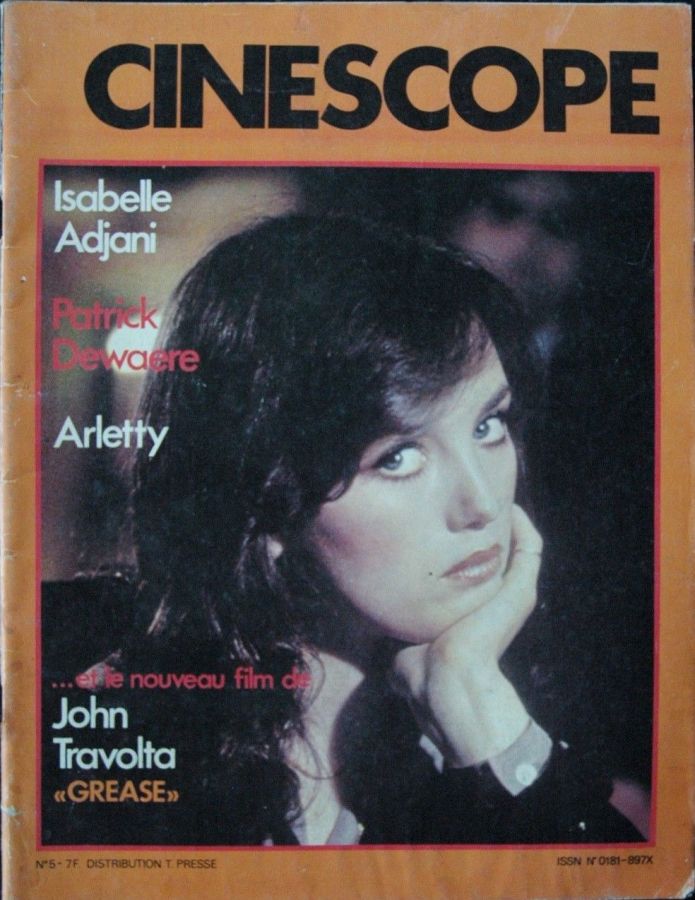 CINESCOPE (70s) magazine side cover Issue 5   1978