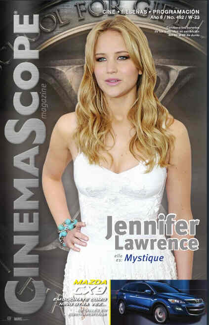 CINEMASCOPE (MEXICO) magazine side cover Issue 492  2011