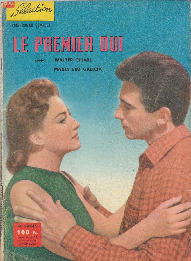CINE SELECTION magazine side cover Issue 33   1959
