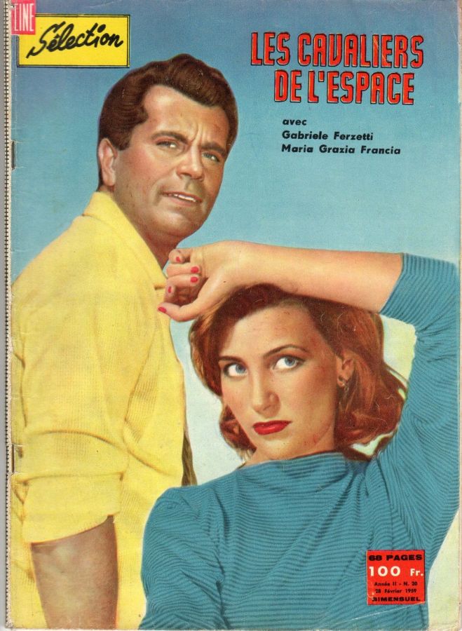 CINE SELECTION magazine side cover Issue 20 28 February 1959