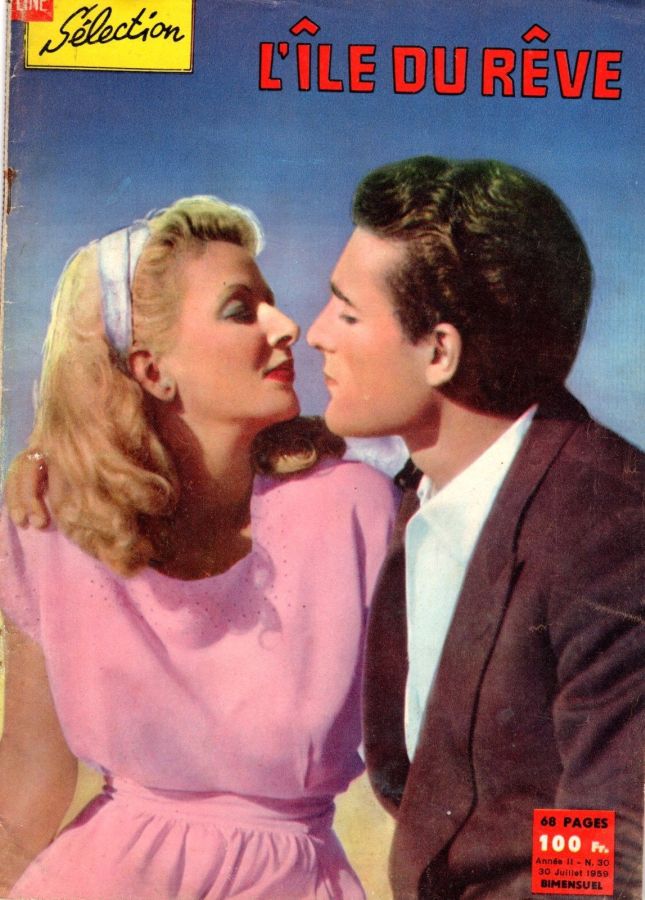 CINE SELECTION magazine side cover Issue 30 30 July 1959