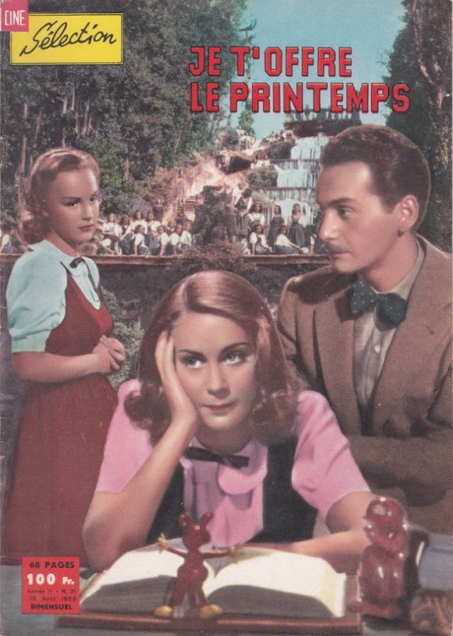 CINE SELECTION magazine side cover Issue 31 15 August 1959