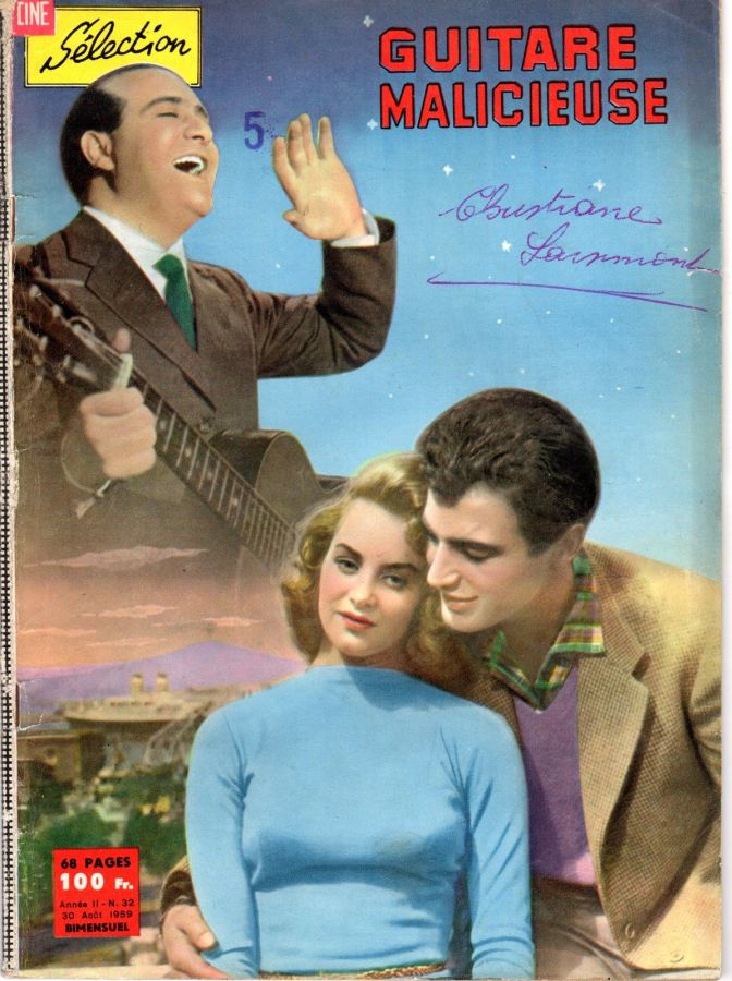 CINE SELECTION magazine side cover Issue 32 30 August 1959